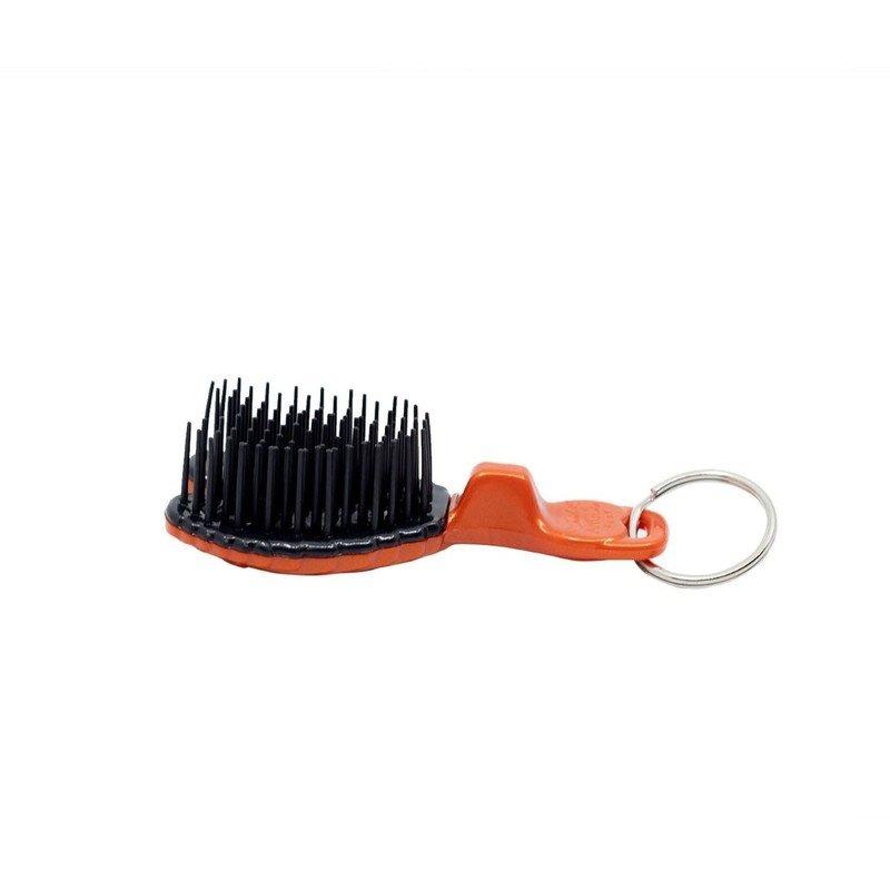 Tangle Angel Hair Brush Key Ring Orange, , large image number 1