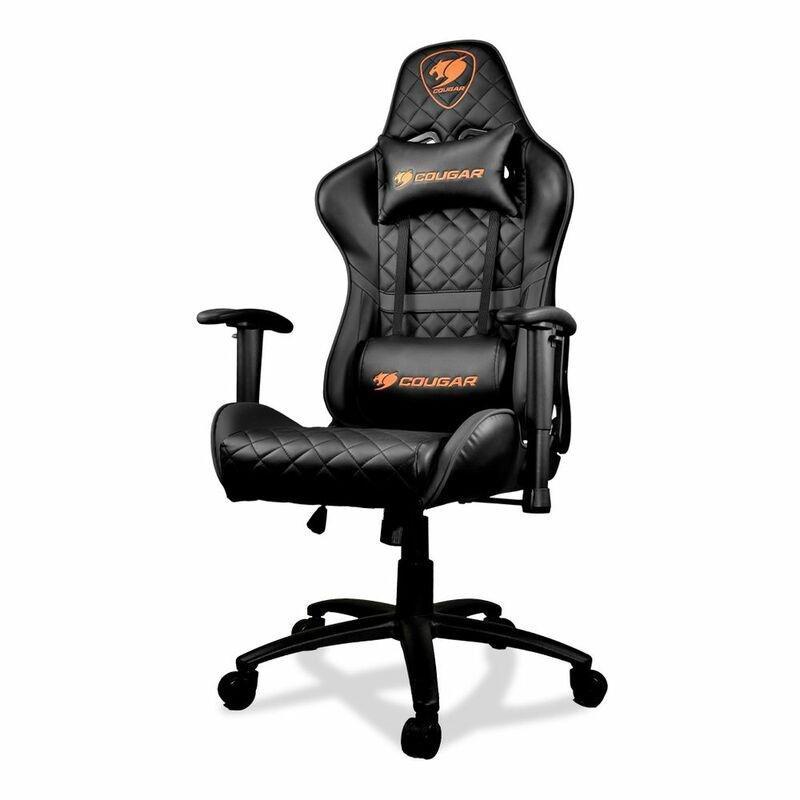 COUGAR - Cougar Gaming Armor One Pc Gaming Chair Padded Seat Black