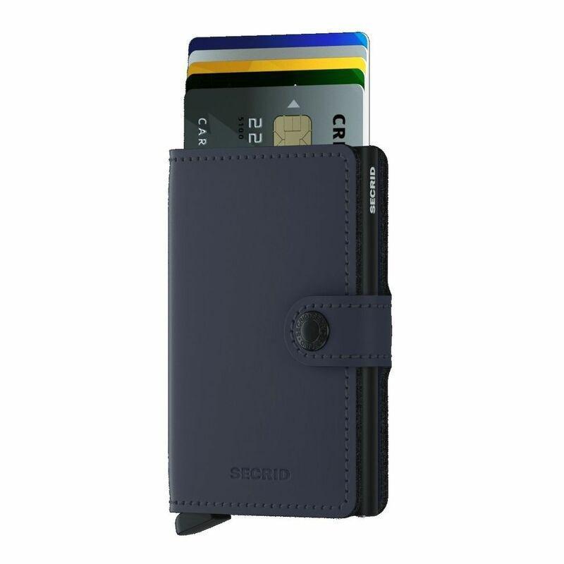 Secrid Miniwallet Leather Matte Night Blue, , large image number 2