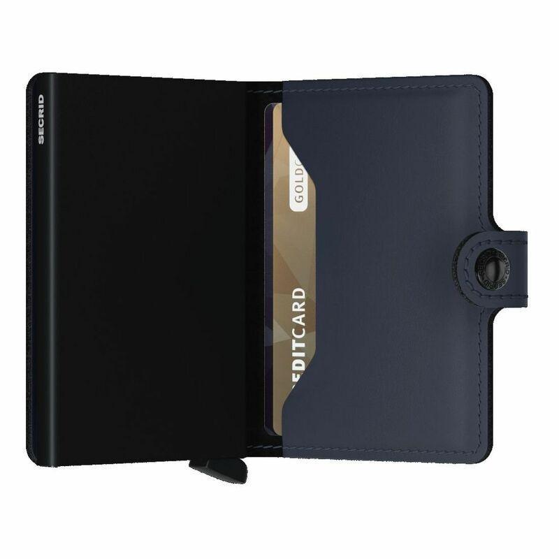 Secrid Miniwallet Leather Matte Night Blue, , large image number 4