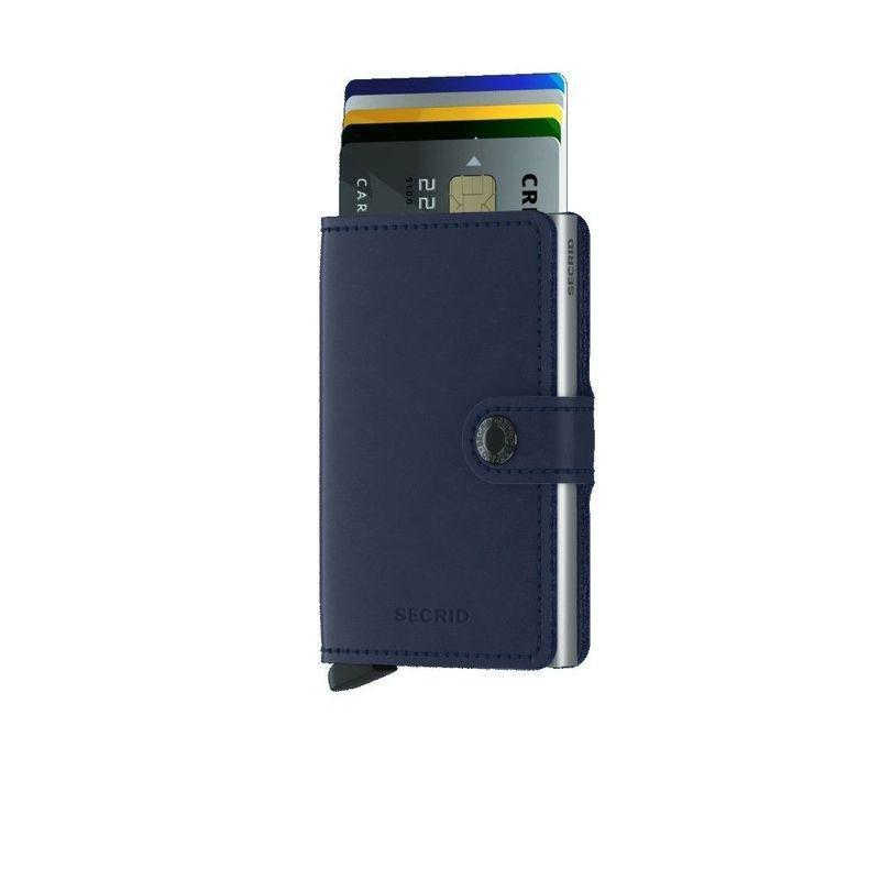 Secrid Miniwallet Leather Wallet Original Navy, , large image number 3