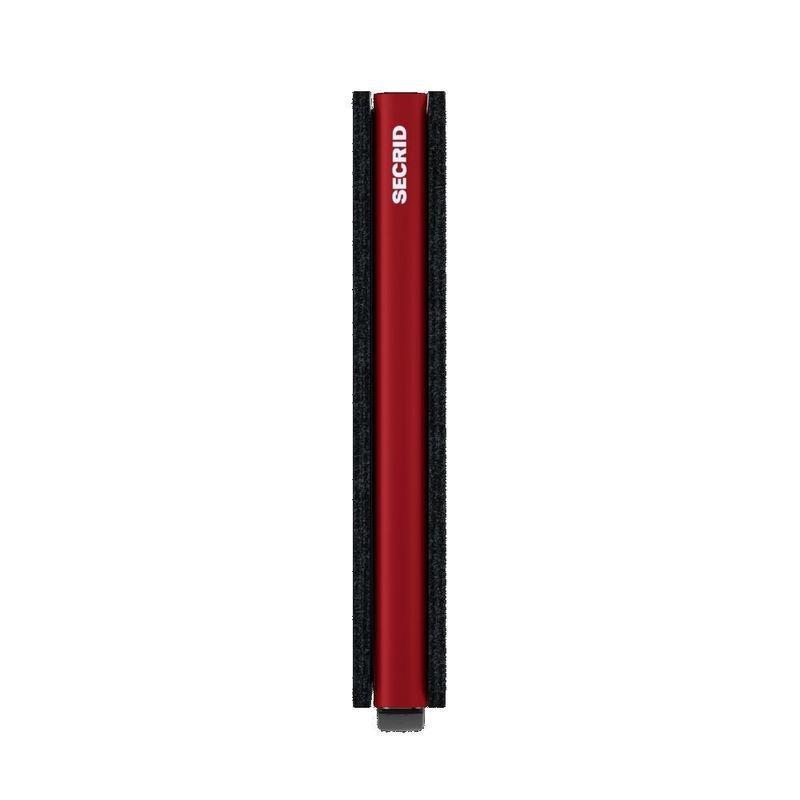 Secrid Slimwallet Leather Wallet Matte Black & Red, , large image number 2