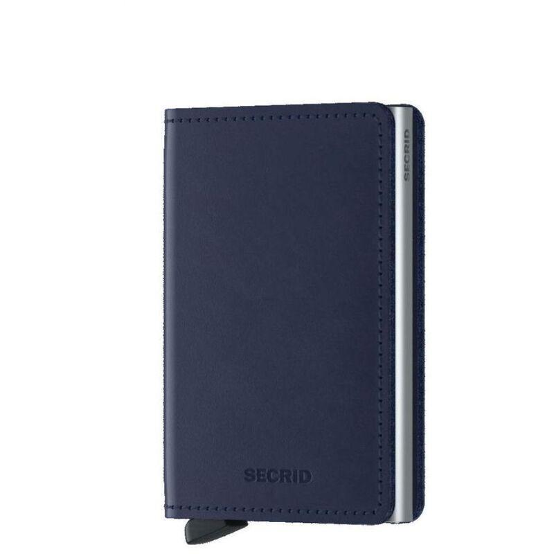 Secrid Slimwallet Leather Wallet Original - Navy, , large image number 2