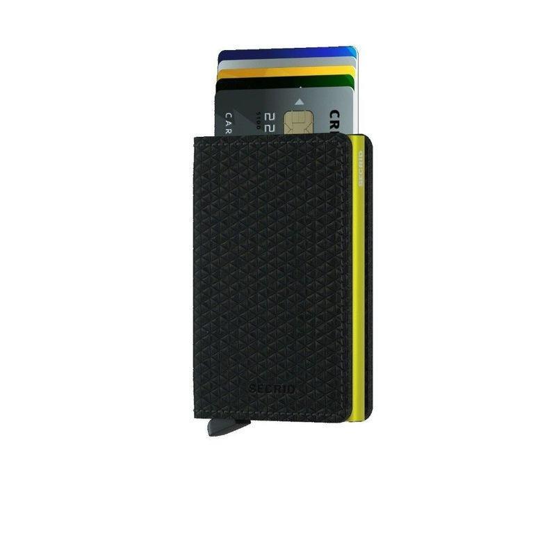 Secrid Slimwallet Leather Wallet Diamond Black, , large image number 4