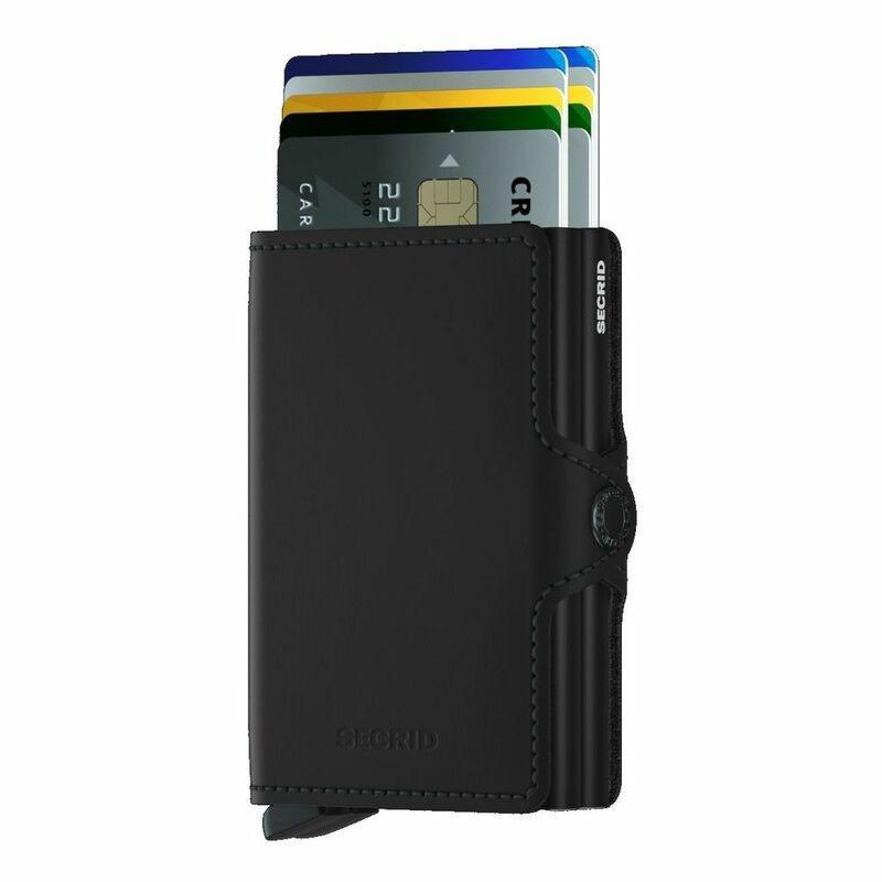 Secrid Twinwallet Leather Wallet Matte Black, , large image number 2