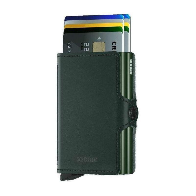 Secrid Twinwallet Leather Wallet Original Green, , large image number 0