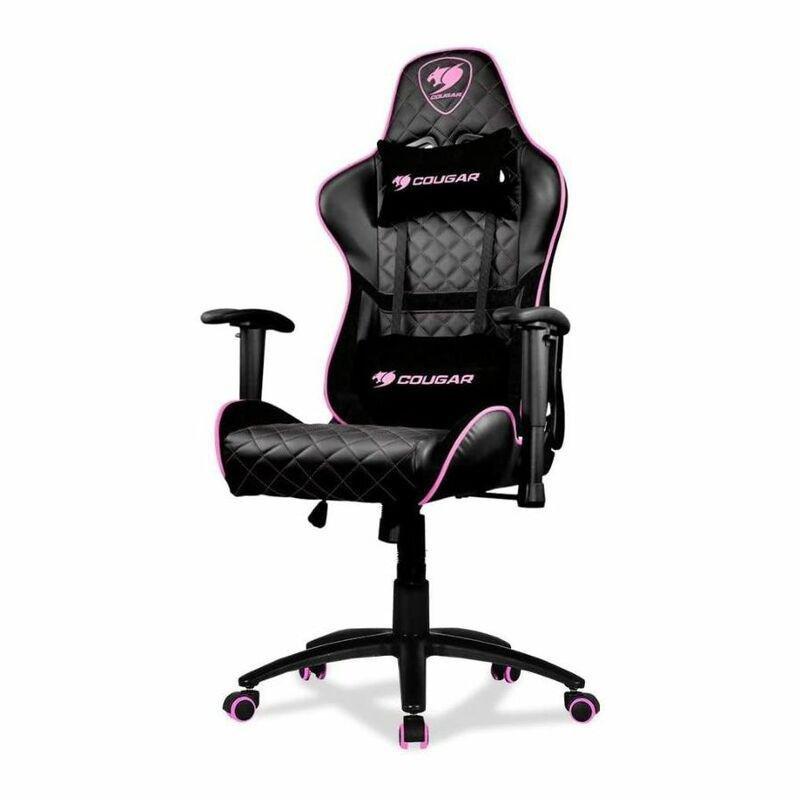 Cougar Armor One Eva Blank/Pink Adjustable Gaming Chair, , large image number 1