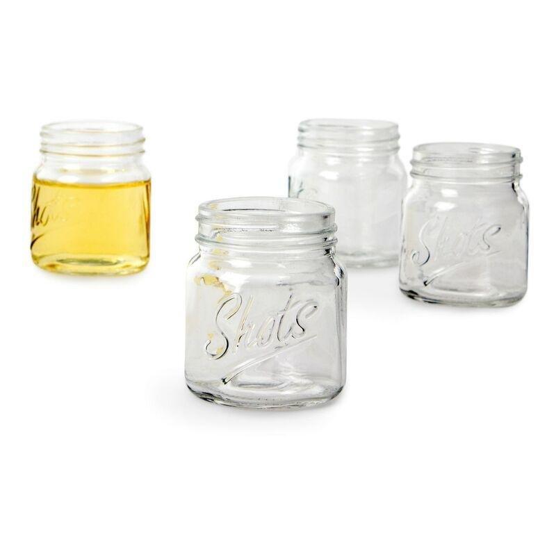 Balvi Shot Glass Mason Jar Shot Cups (Set Of 4), , large image number 0