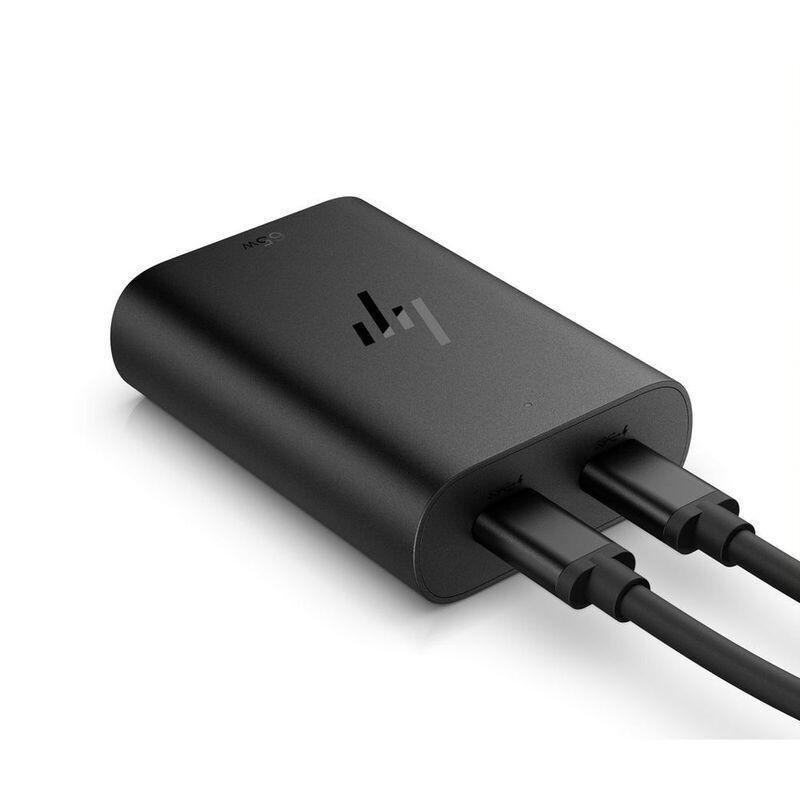 HP USB Type-C 65W Gan Laptop Charger - Black, , large image number 1