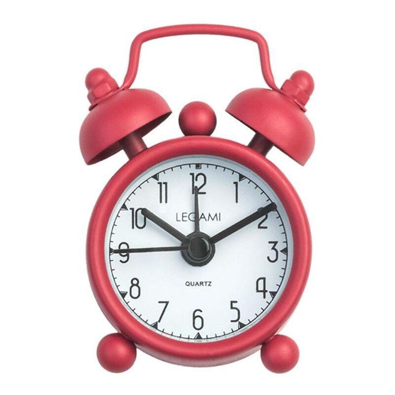Legami Mini Tick Tock Alarm Clock - Red (4.5 X 5.8cm), , medium