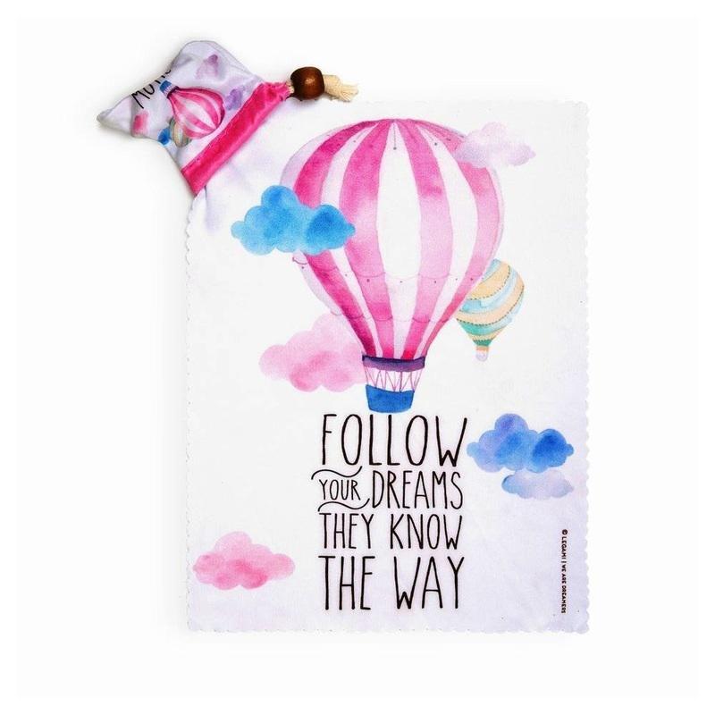 Legami S.O.S. Look At Me - Lens Cleaning Cloth - Air Balloon, , large image number 0