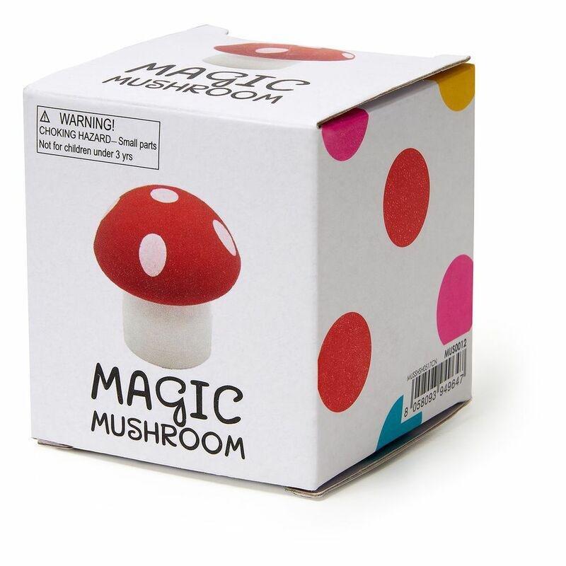 LEGAMI - Legami Magic Mushroom Eraser With Pencil Sharpener - Red