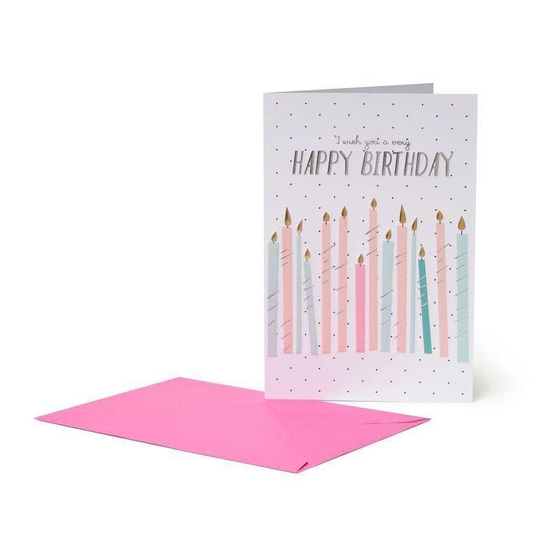 Legami Greeting Card - Large - Candles (11.5 x 17 cm), , medium