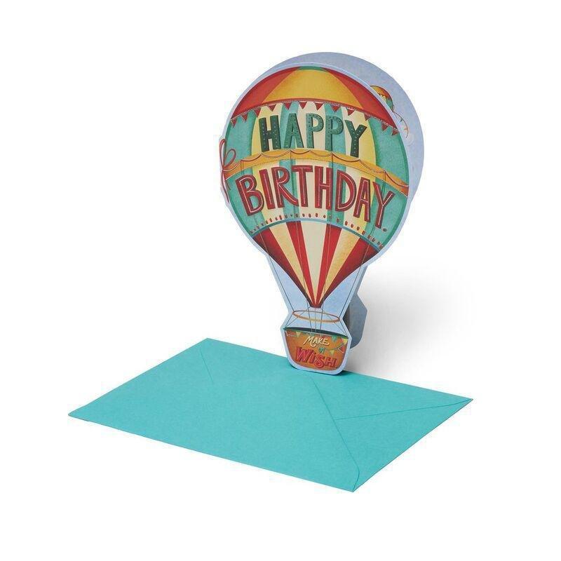Legami Greeting Card - Large - Hb Air Balloon - Air Balloon (11.5 x 17 cm), , medium