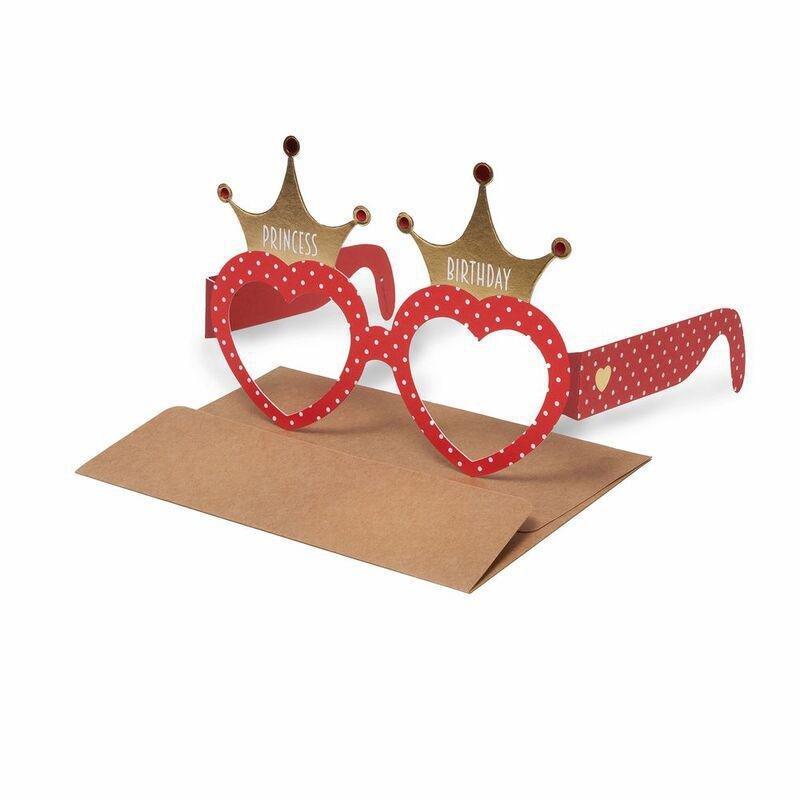 Legami Greeting Card - Large - Eyeglasses Hea - Heart (11.5 x 17 cm), , medium