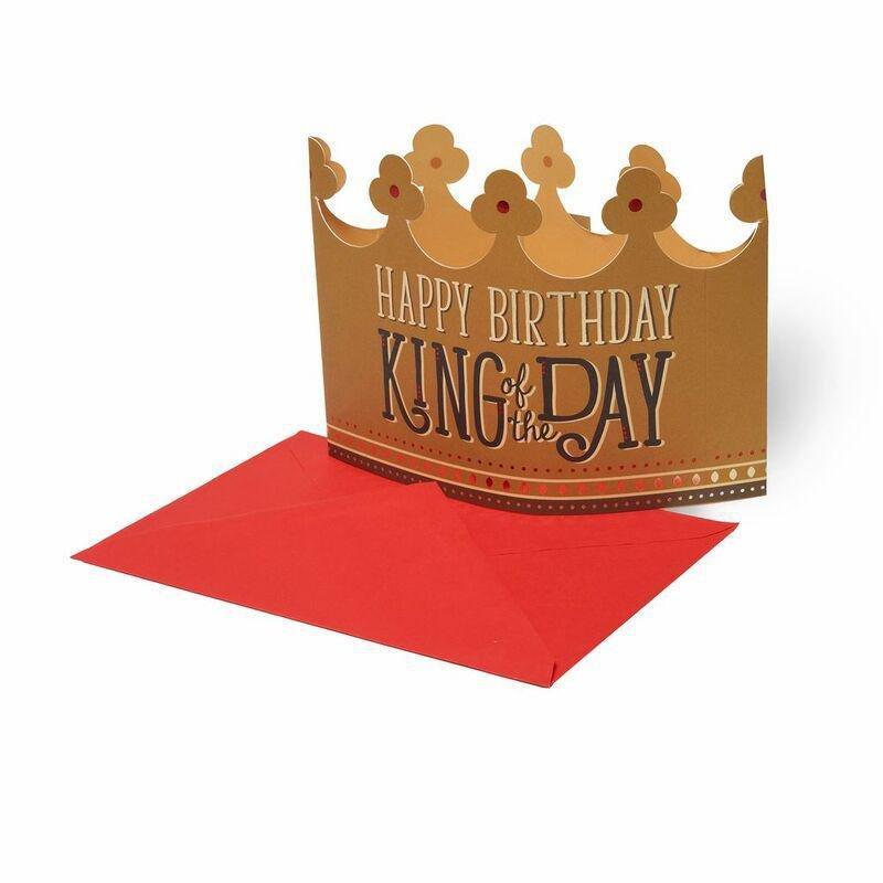 Legami Greeting Card - Large - King Crown - King (11.5 x 17 cm), , medium
