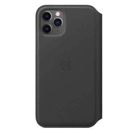 APPLE - Apple Leather Folio Black for iPhone 11 Pro