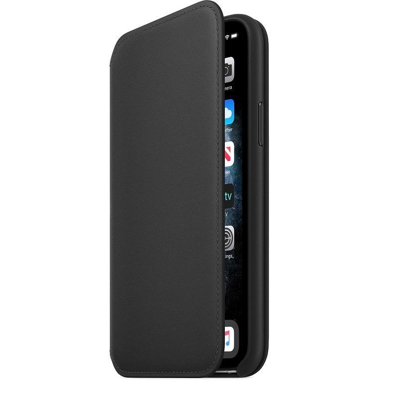 Apple Leather Folio Black for iPhone 11 Pro, , large image number 5
