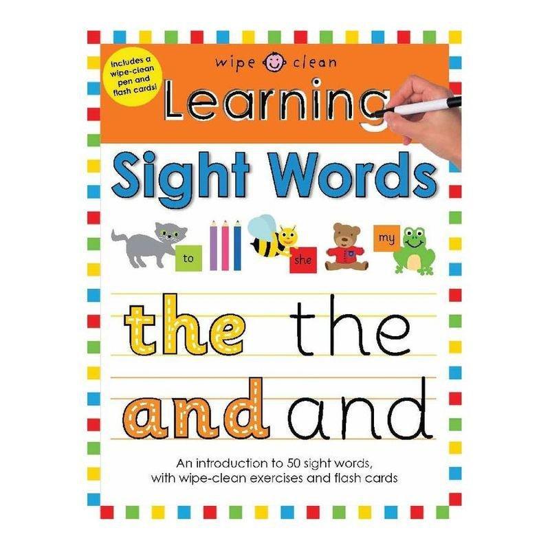 Learning Sight Words Wipe Clean Spirals | Roger Priddy, , large image number 0