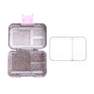 MUNCHBOX - Munchbox Munchi Snack Sparkle Silver Shimmer With Pink Latch