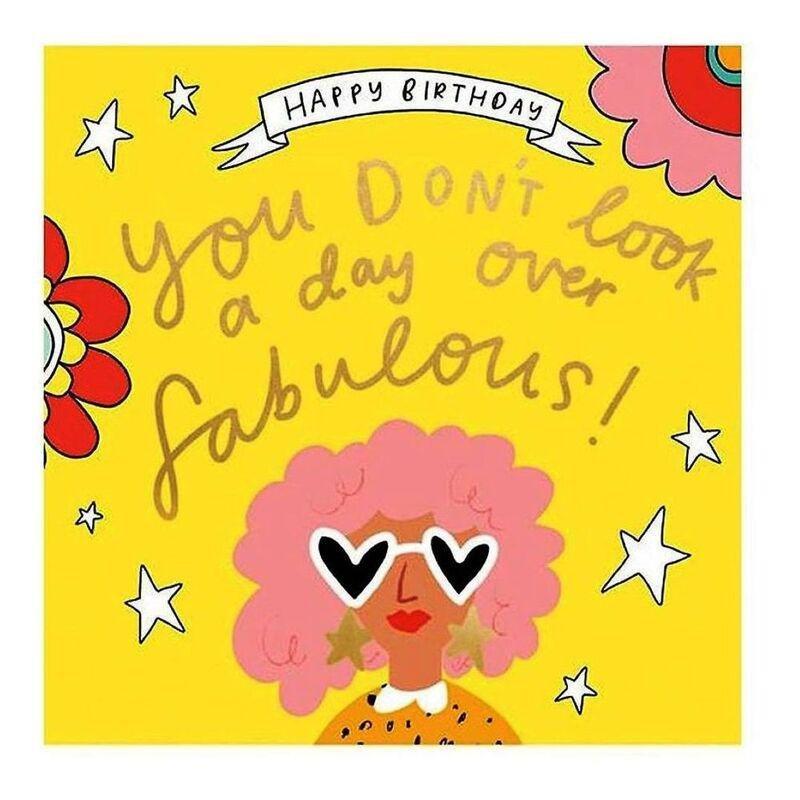 PIGMENT PRODUCTIONS - The Happy News A Day Over Fabulous Heart Sunglasses Greeting Card (160 x 156mm)