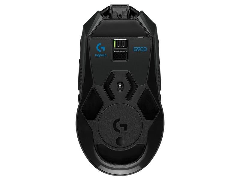 Logitech G G903 LIGHTSPEED Wireless Gaming Mouse with HERO 16K Sensor/140+ Hour with Rechargeable Battery and LIGHTSYNC RGB/POWERPLAY Compatible/Am..., , large image number 6