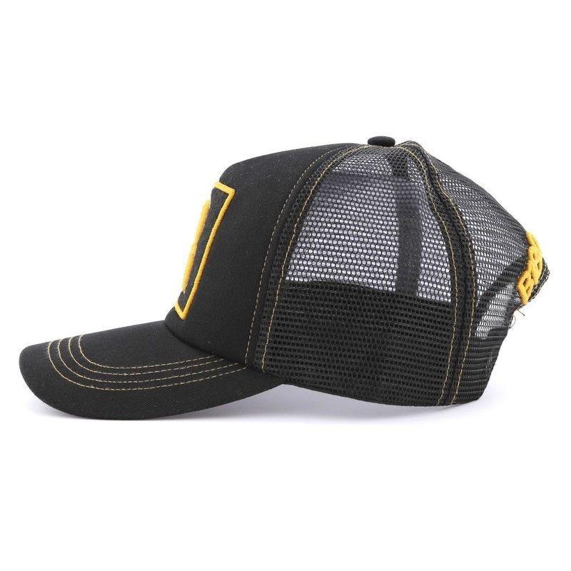 B180 Letterr2 Unisex Trucker Cap Black, , large image number 2