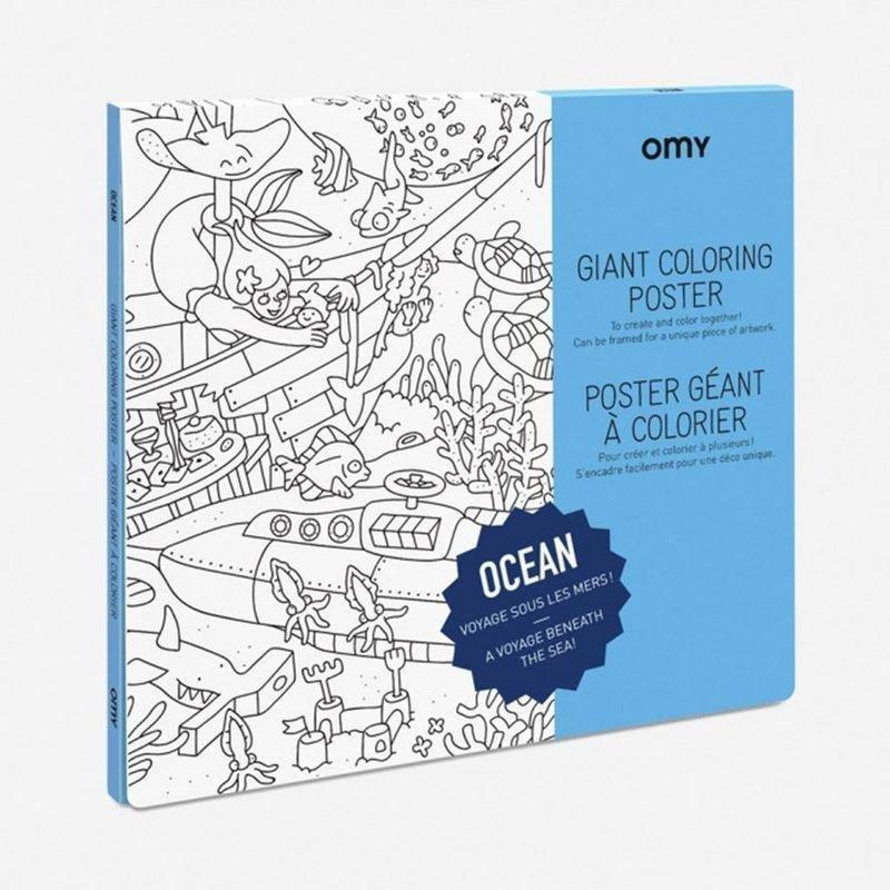 Omy Large Poster Ocean White, , medium
