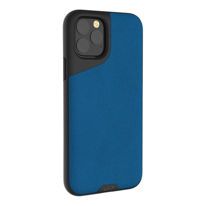 Mous Contour Leather Case Blue for iPhone 11 Pro Max, , large image number 1