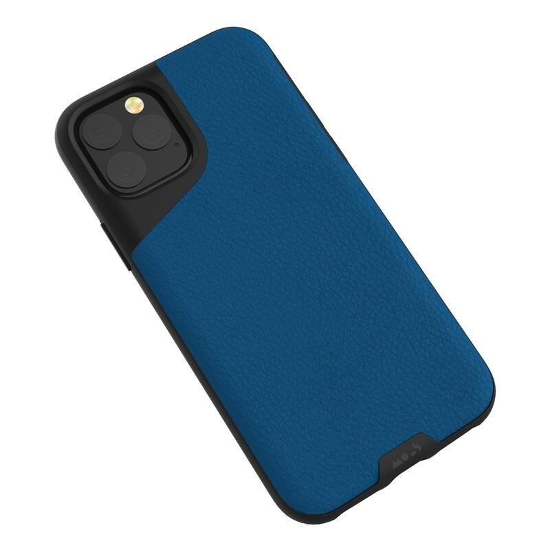 Mous Contour Leather Case Blue for iPhone 11 Pro Max, , large image number 4