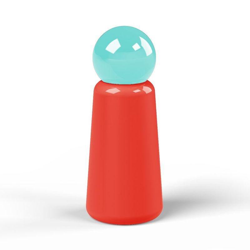 Lund Skittle Bottle Mini Coral with Sky Blue Lid 300ml, , large image number 0