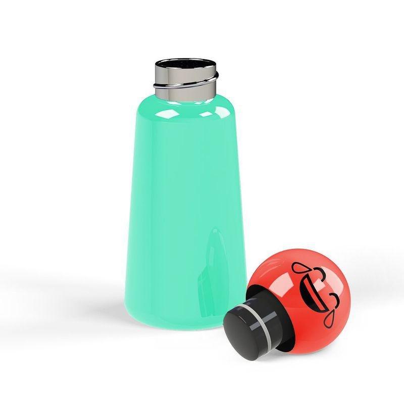 Lund London Skittle Bottle Mini Turquoise And Coral Laugh 300ML, , large image number 1