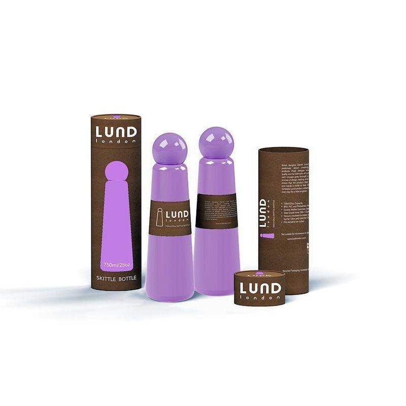 Lund Skittle Bottle Jumbo Lilac with Lilac Lid 750ml, , large image number 1