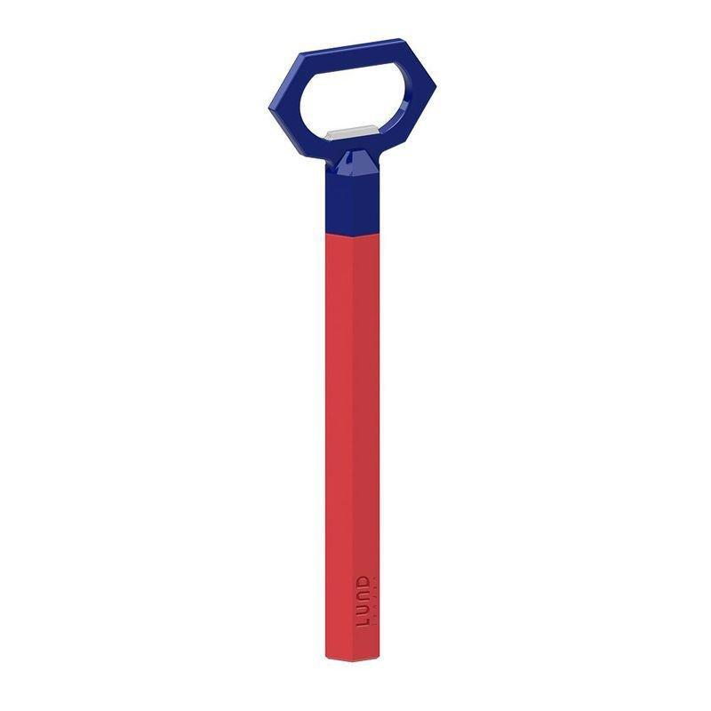 Lund Skittle Bottle Opener Coral & Indigo, , large image number 0