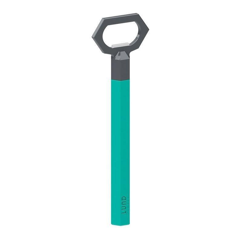 Lund Skittle Bottle Opener Turquoise & Dark Grey, , large image number 0