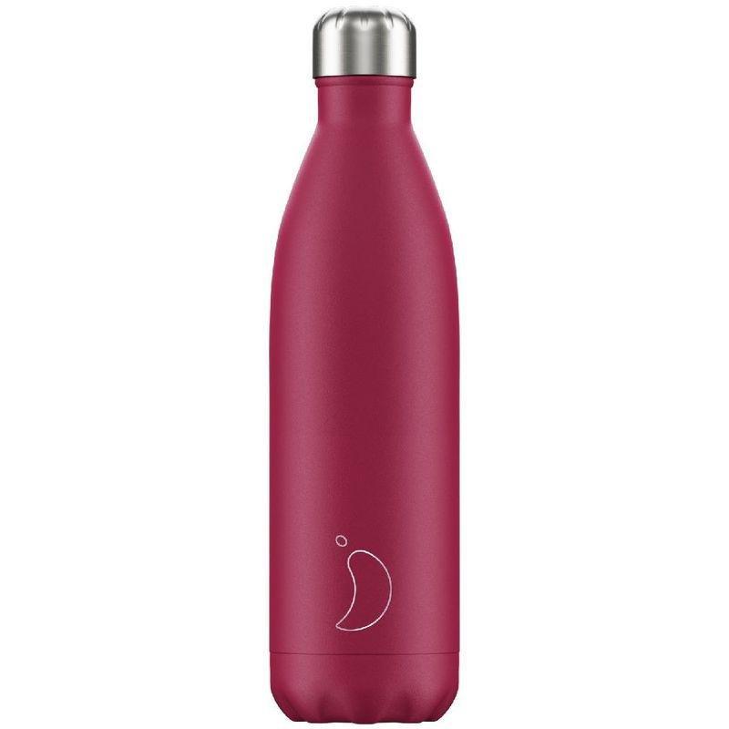 Chilly's Bottle Matte/Pink 750ml Water Bottle, , large image number 0
