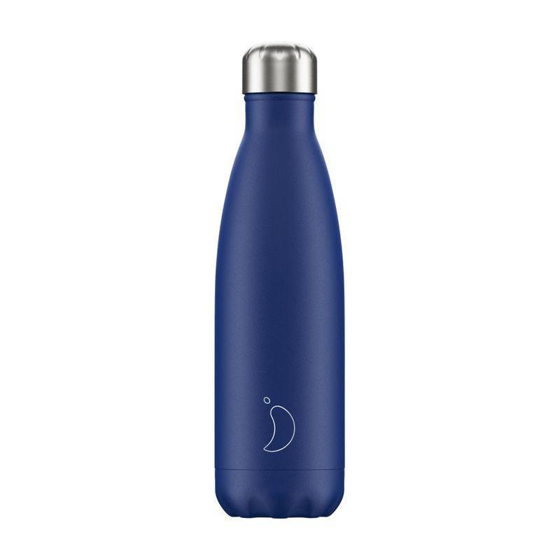 Chilly's Bottle Matte/Blue 500ml Water Bottle, , large image number 0