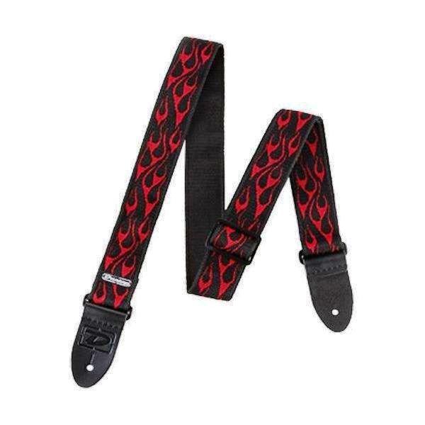 Jim Dunlop Strap Flambé Red, , large image number 0