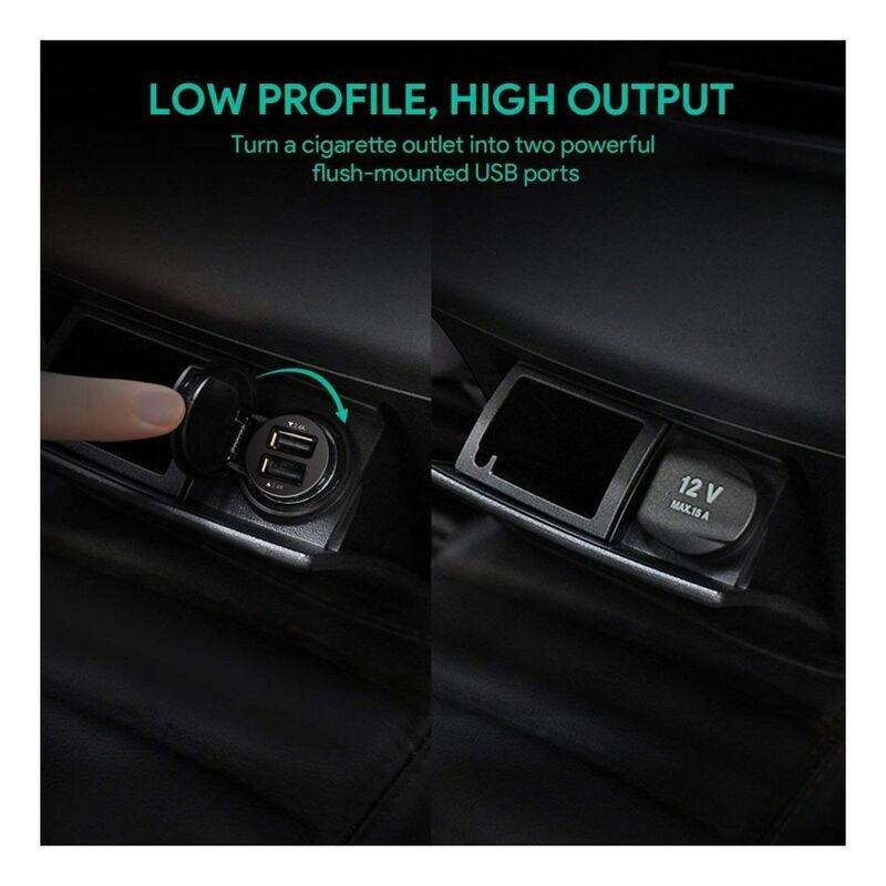 Aukey Cc-S1 True Airpower 4.8A Dual Port 24W Car Charger, , large image number 2