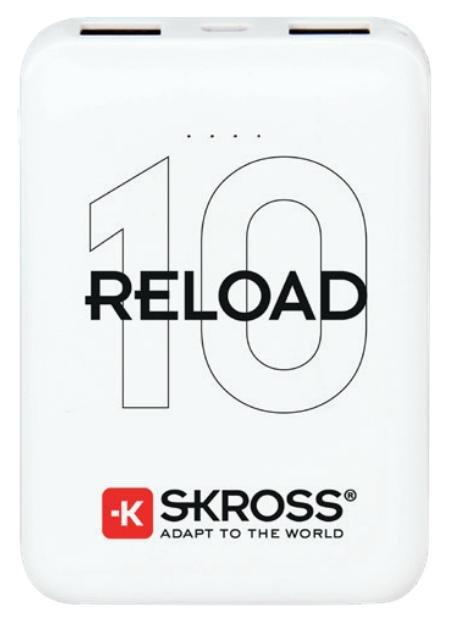 Skross Reload 10 10000mAh Power Bank White, , large image number 0