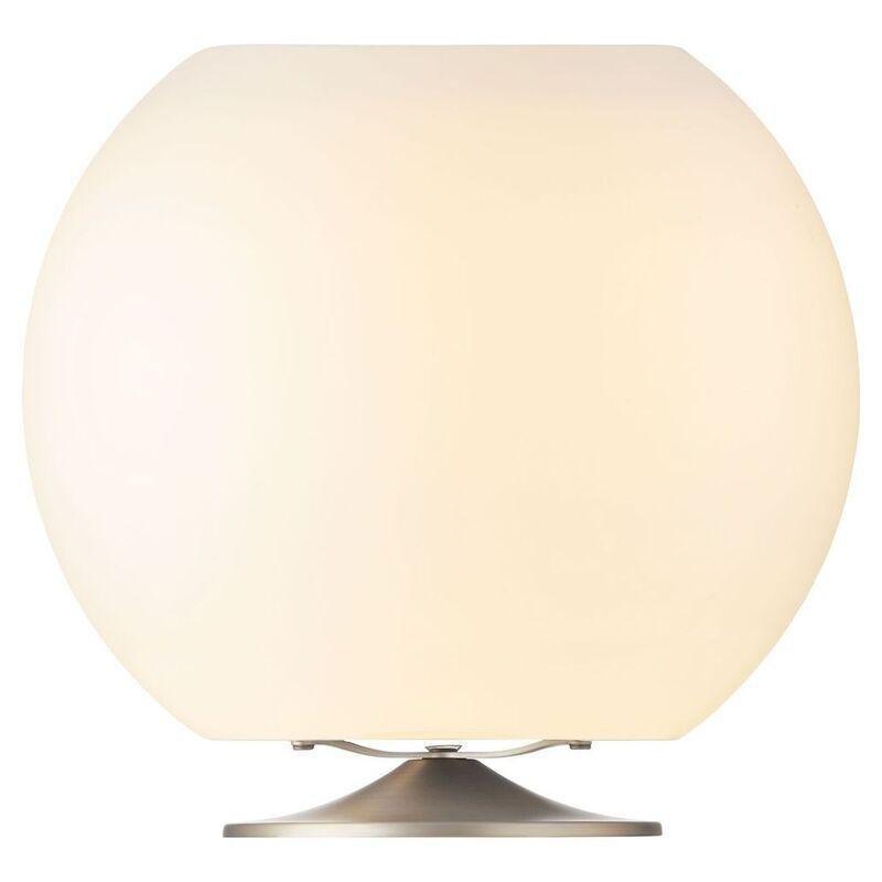 Kooduu Sphere Brushed Silver (31 cm) Portable Bluetooth Speaker / Dimmable LED Light / Drinks Cooler, , large image number 1