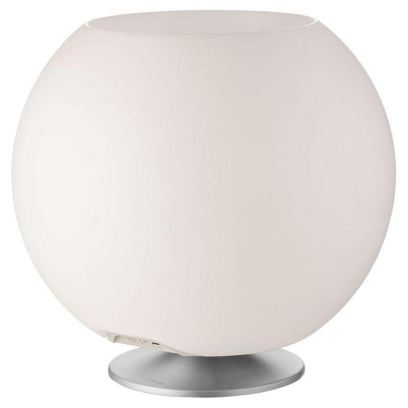 Kooduu Sphere Brushed Silver (31 cm) Portable Bluetooth Speaker / Dimmable LED Light / Drinks Cooler, , large image number 3