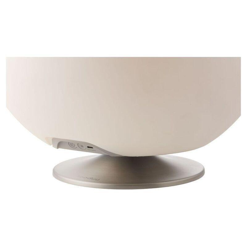 Kooduu Sphere Brushed Silver (31 cm) Portable Bluetooth Speaker / Dimmable LED Light / Drinks Cooler, , large image number 5