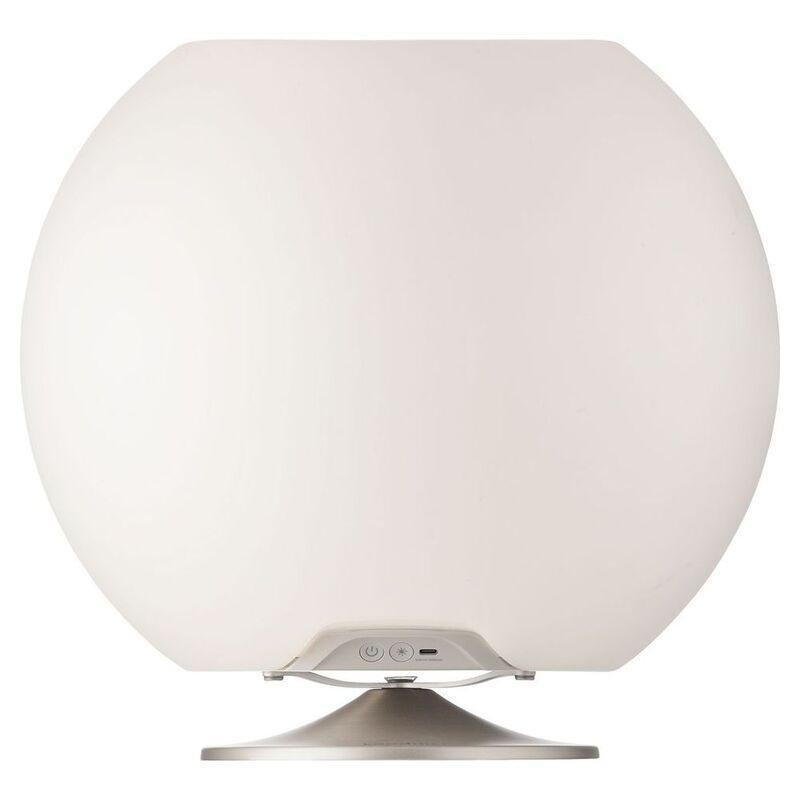 Kooduu Sphere Brushed Silver (31 cm) Portable Bluetooth Speaker / Dimmable LED Light / Drinks Cooler, , large image number 6