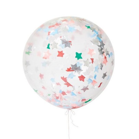MERI MERI - Meri Meri Giant Star Confetti Balloons (3 Pack)
