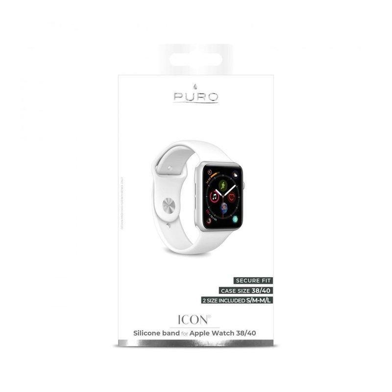 Puro Apple Watch Band 3PCs Set 38-40mm White (Compatible with Apple Watch 38/40/41mm), , large image number 3