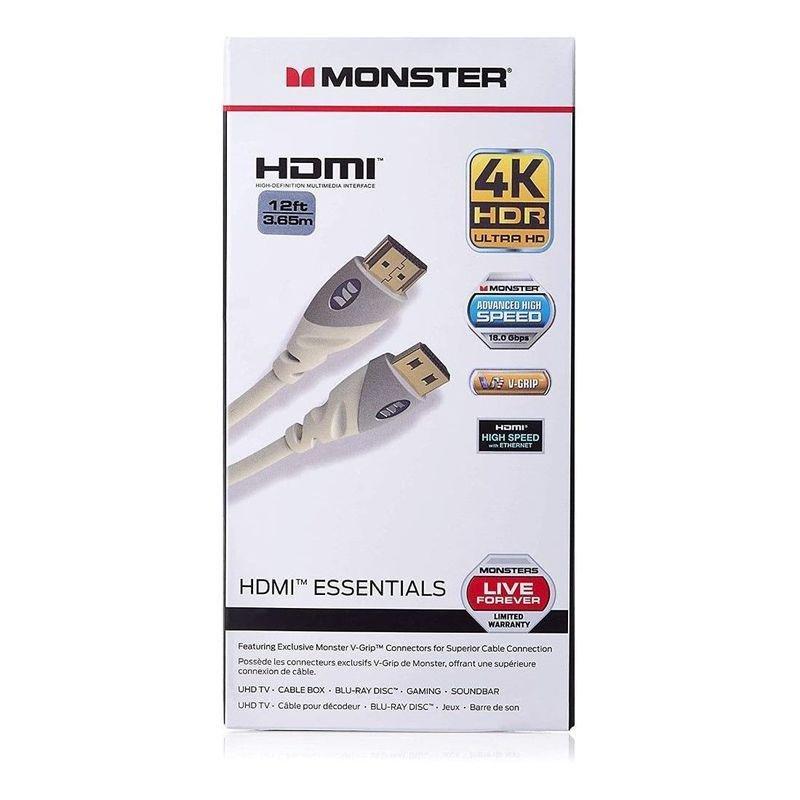 Monster Essentials UHD 4K HDMI Cable 12Ft, , large image number 4