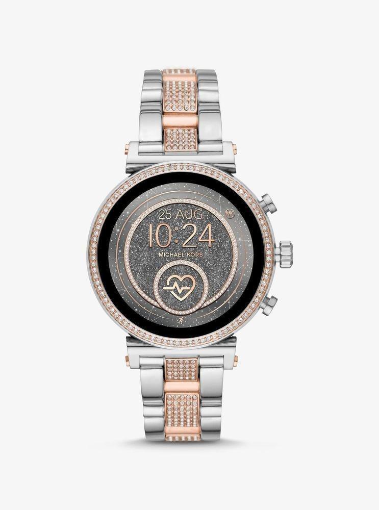 Michael Kors MKT5064 Silver/Gold Smartwatch 41mm (Gen 4), , large image number 0