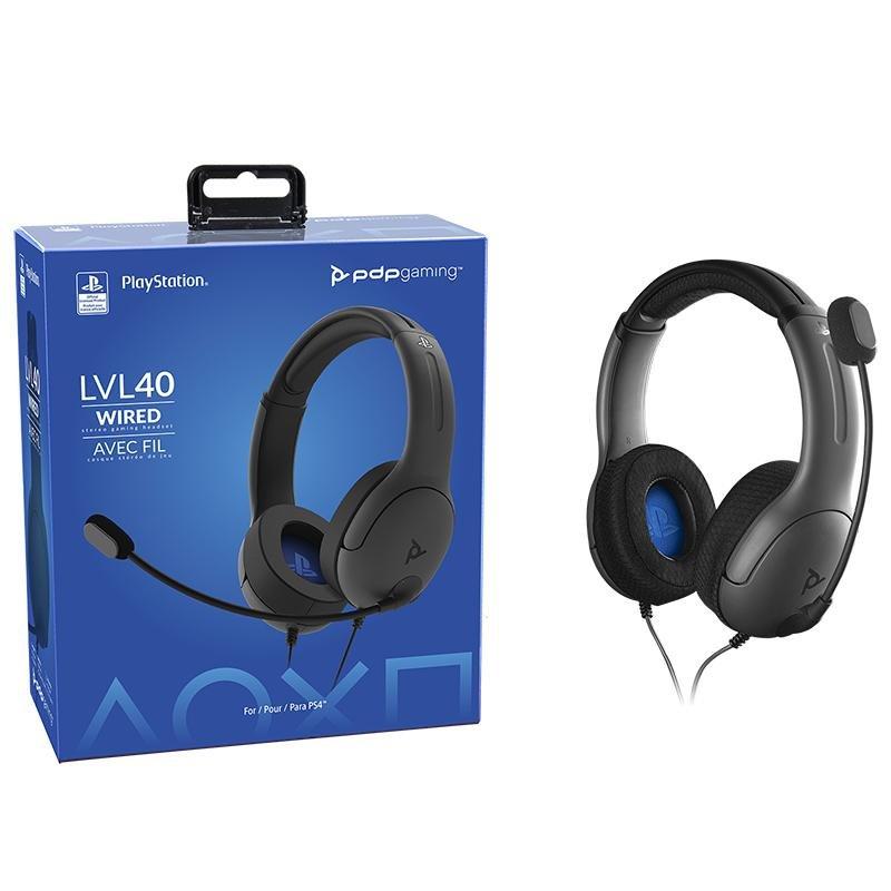 PDP Lvl40 Gre Wired Gaming Headset for PS4, , large image number 3