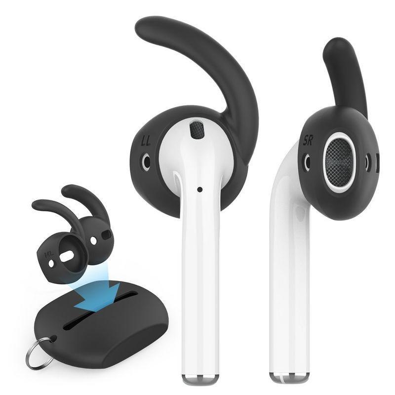 Baykron PT60 Silicon Tips Black for AirPods (3 Sizes), , large image number 0